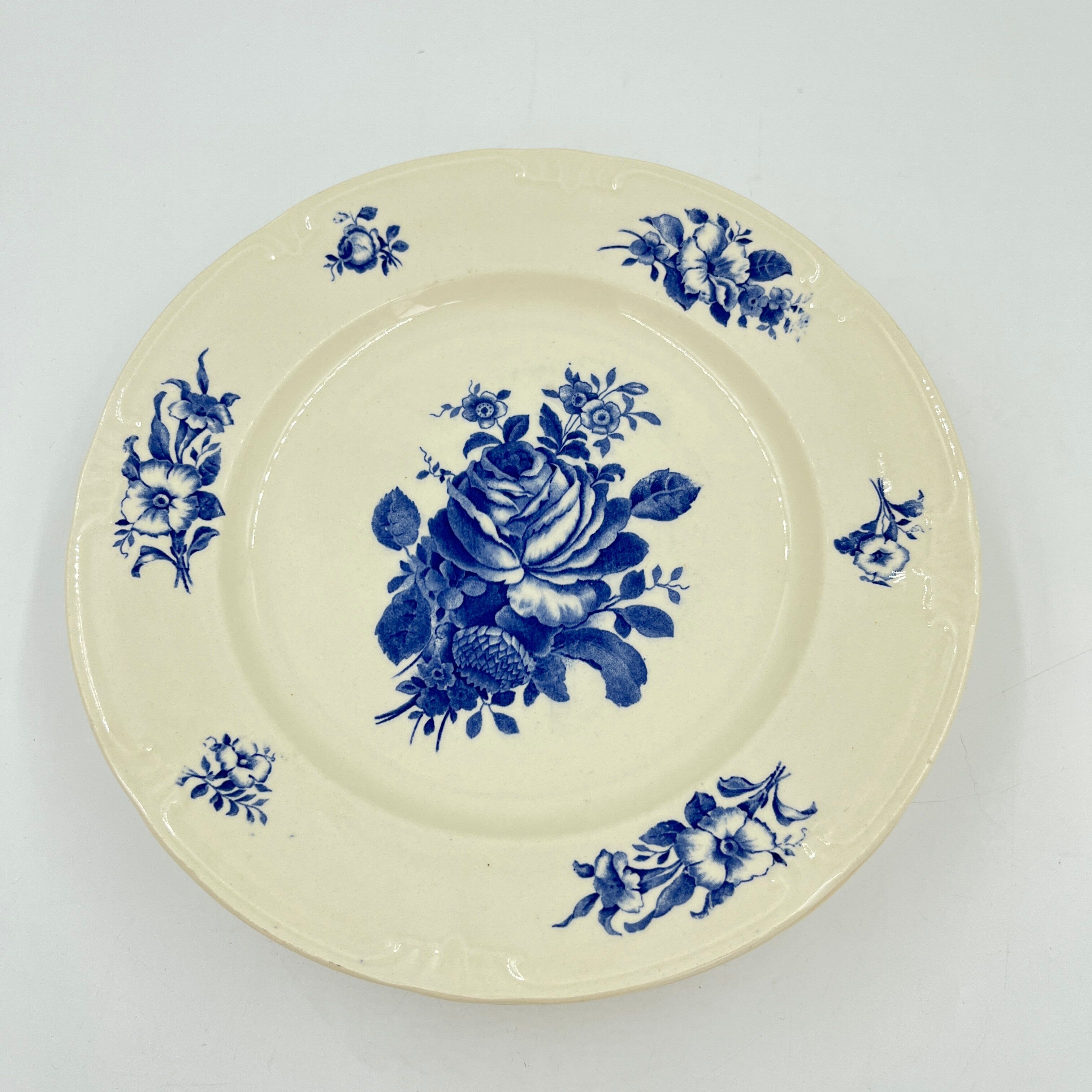 Set of 20 plates Boch Frères décor Rhodia