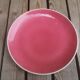 Plate in Faience de Salins Model Deauville Raspberry