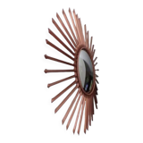 Mirror Chaty Vallauris witch's eye Fleche vintage Copper