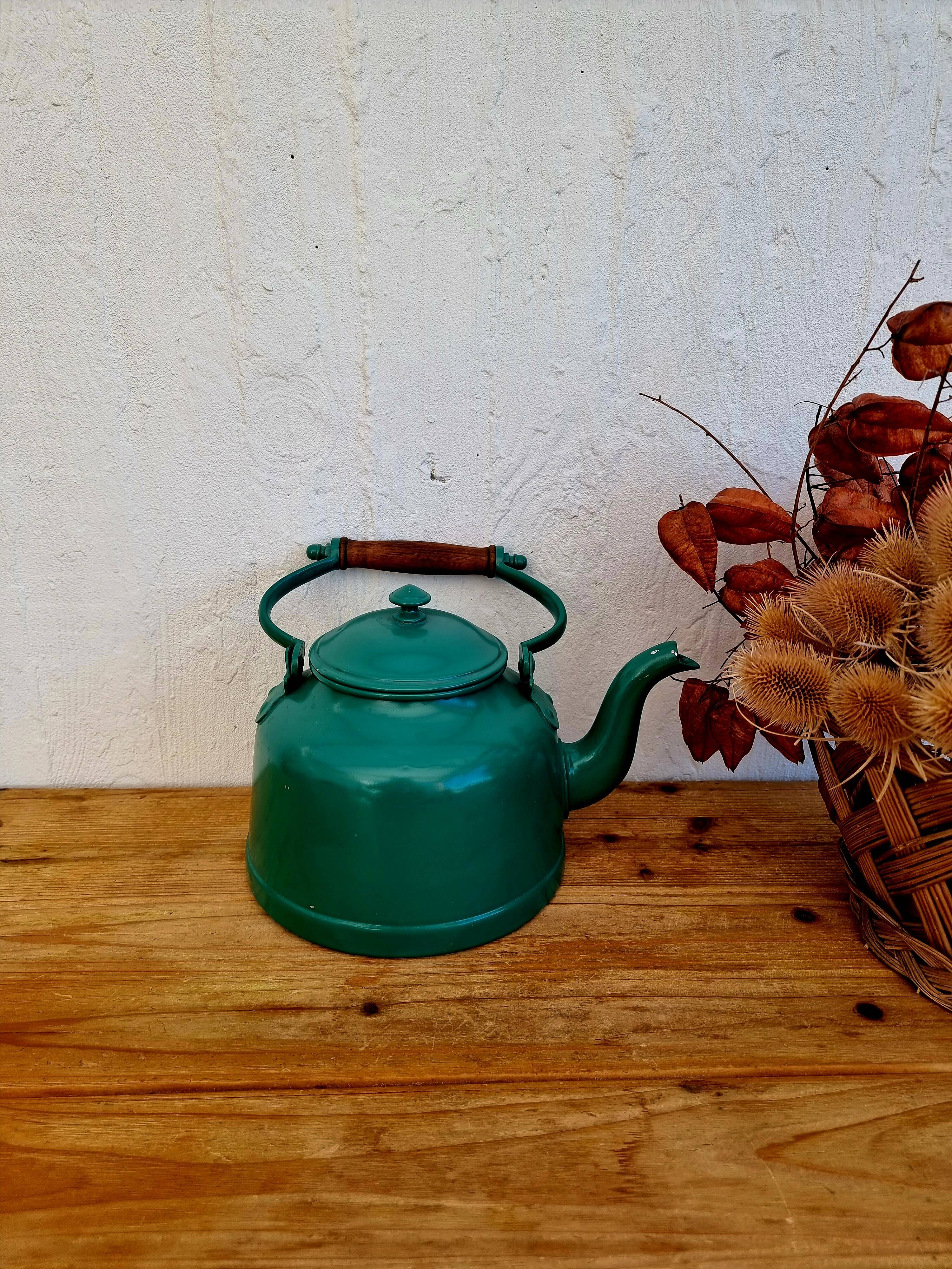 Vintage aluminum kettle