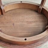Mahogany side table with two trays, mid-20th century