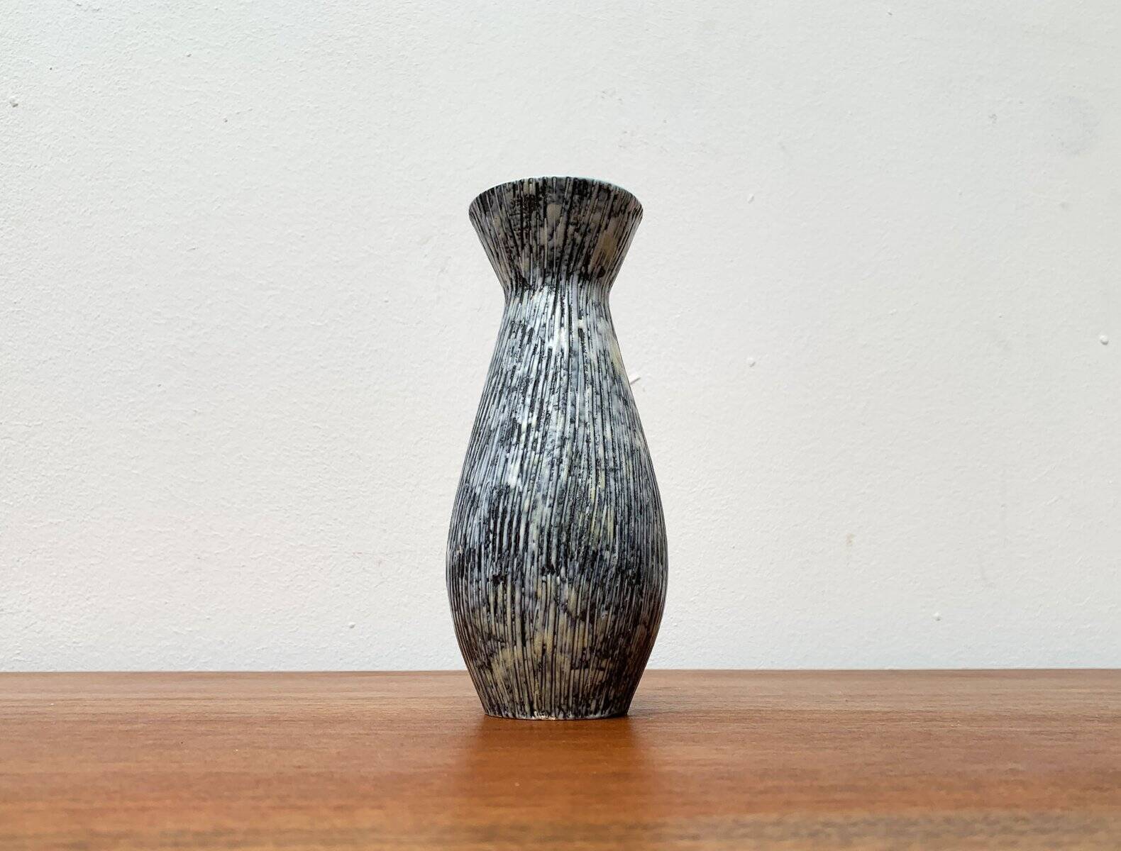 West German pottery vase, mid-century style, 1960s