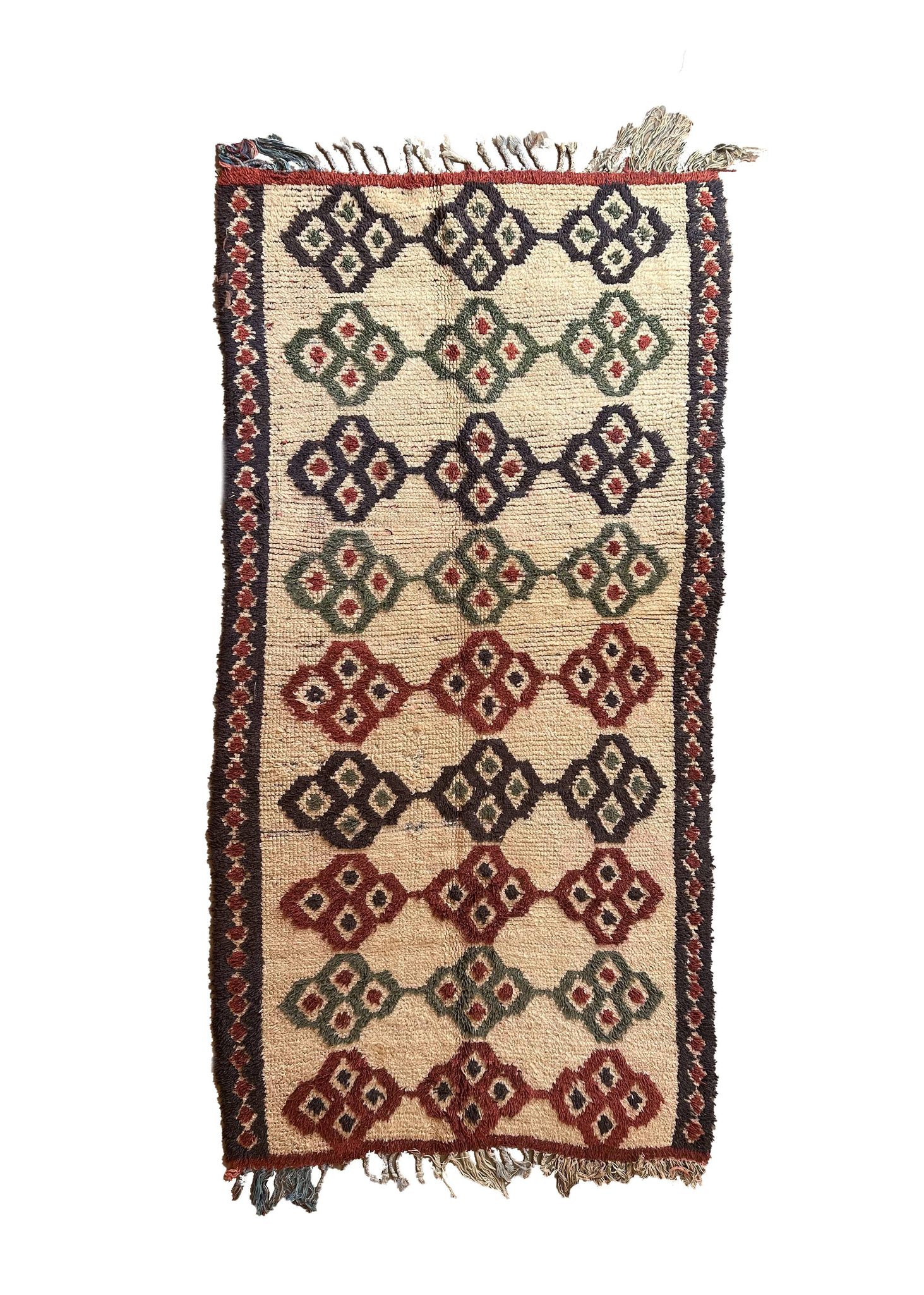 Tapis Marocain coloré Boujad - 263 x 135 cm