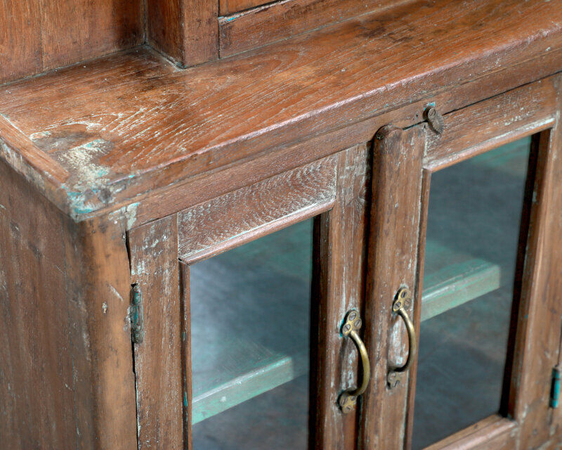 Wardrobe Croat Marron Glass Old Teck Piece Of Origin India