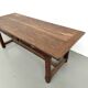 Farmhouse table, solid oak, 20th century.