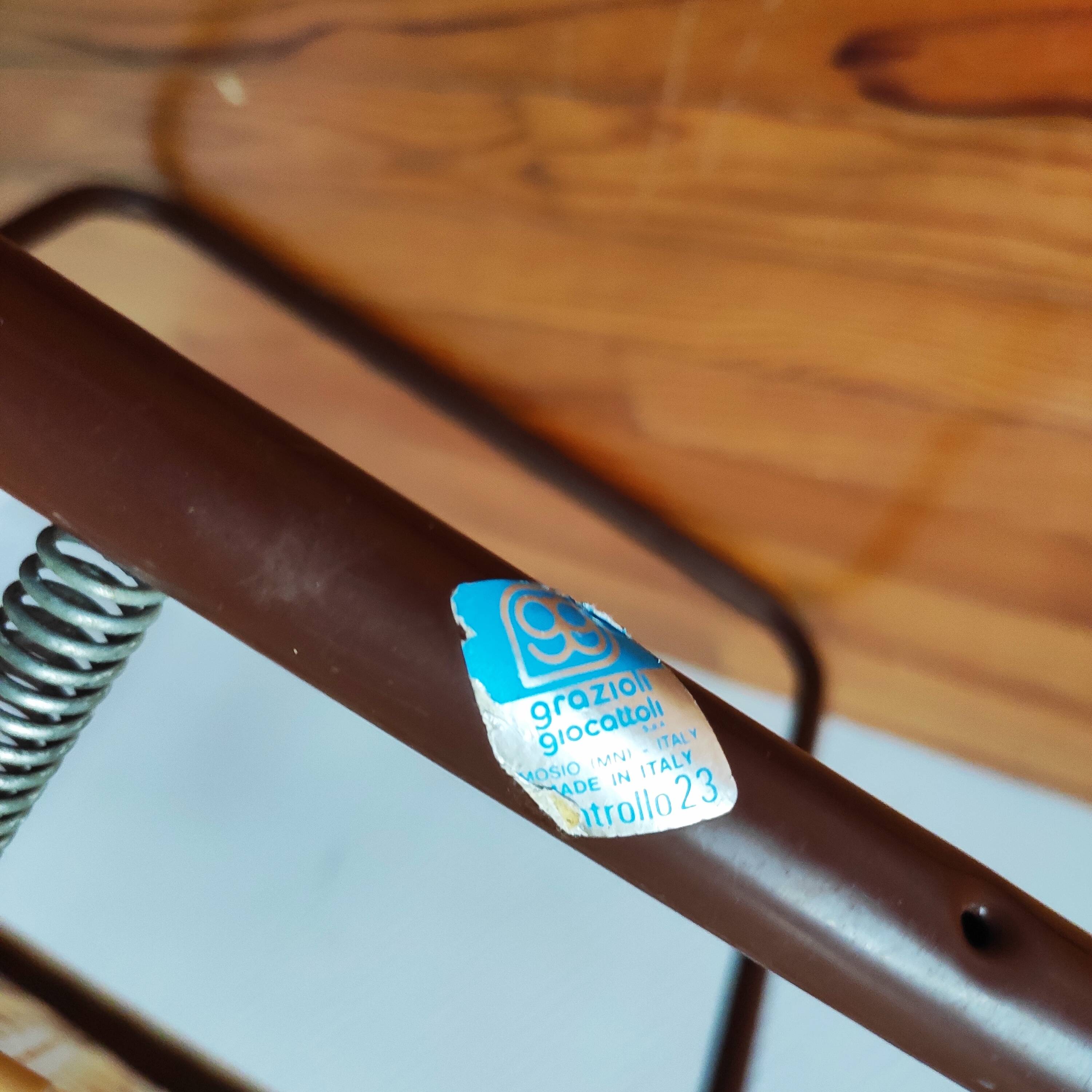 Vintage Italian folding chair 1970