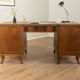 Elegant Art Deco desk with curved legs