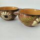 Vintage ear bowl duo