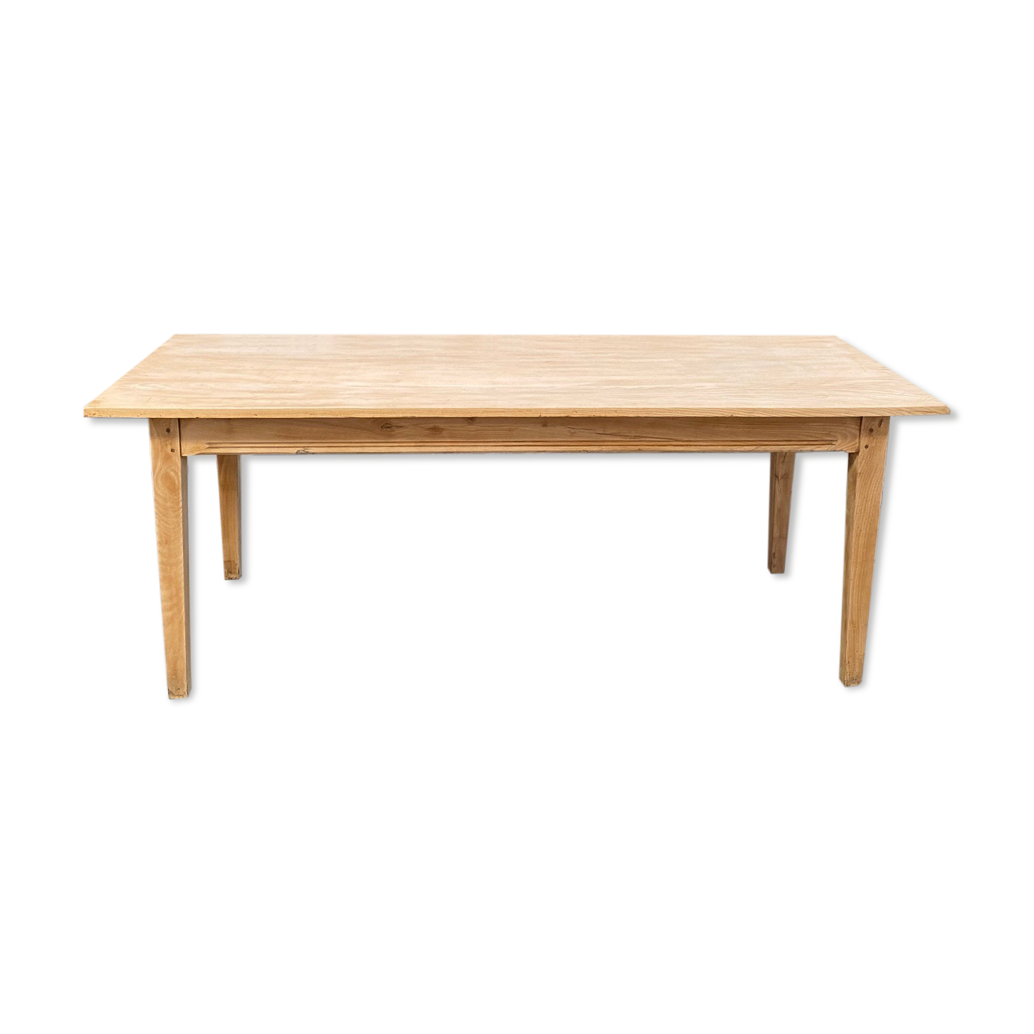 Elm farmhouse table spindle legs