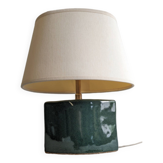 Bedside or ambient lamp in enameled sandstone from the 50s/60s