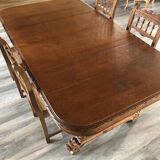 Old wooden table