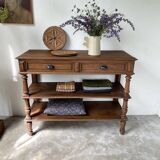 Oak console drapery 1950