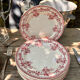 8 assiettes plates Terre de Fer H.Boulenger