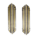 Pair of wall lamps in Murano glass