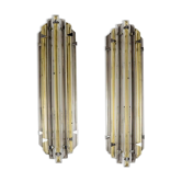 Paire d’appliques en verre de Murano