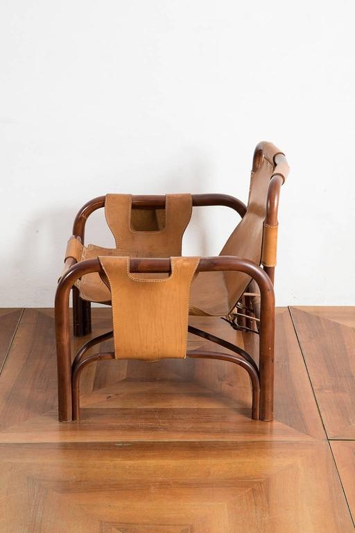 Fauteuil en bambou Bonacina