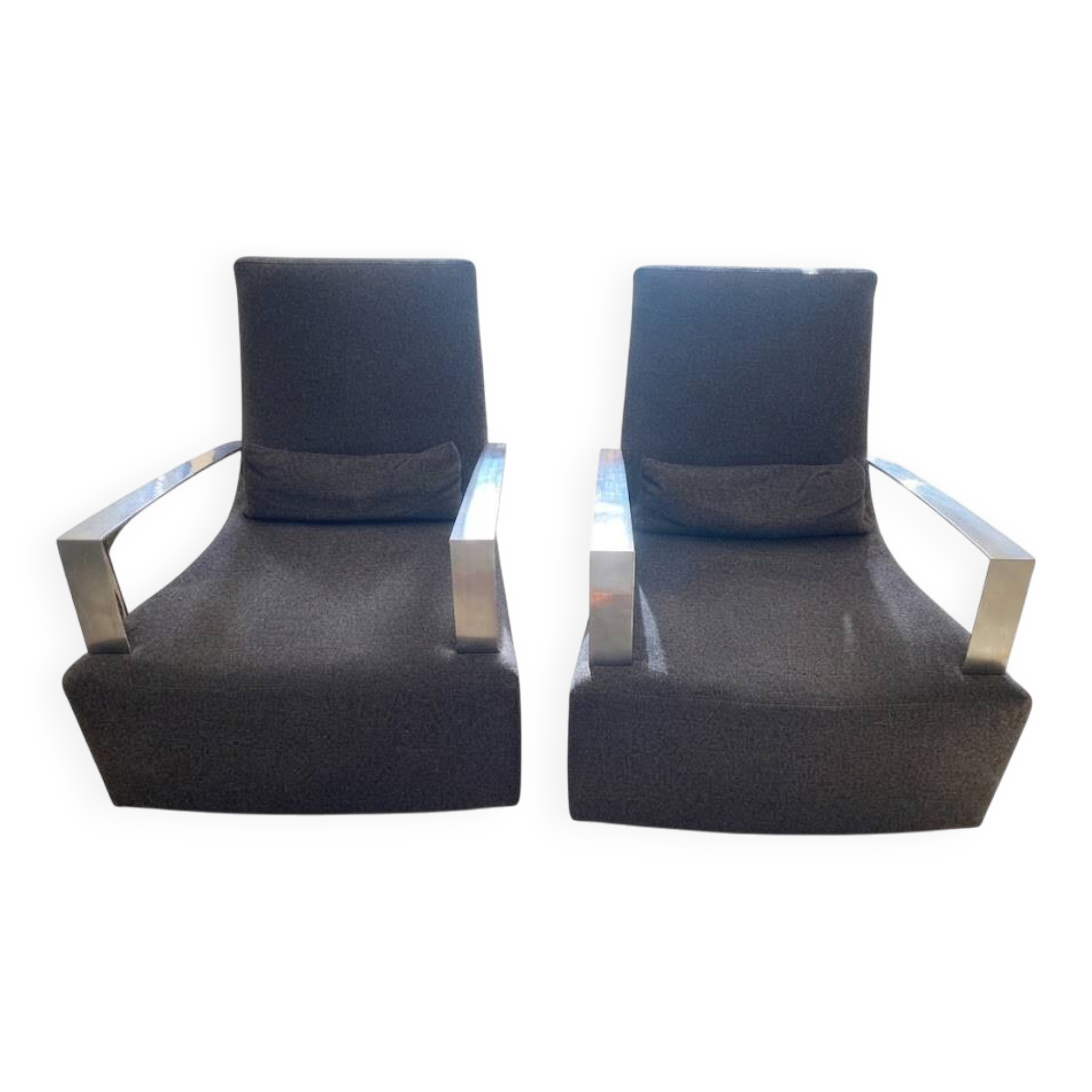 Pair of Neo rocking chairs by Alban-Sébastien Gilles for Ligne Roset.