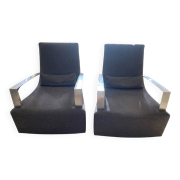 Paire de fauteuils à bascule Neo d'Alban-Sébastien Gilles pour Ligne Roset