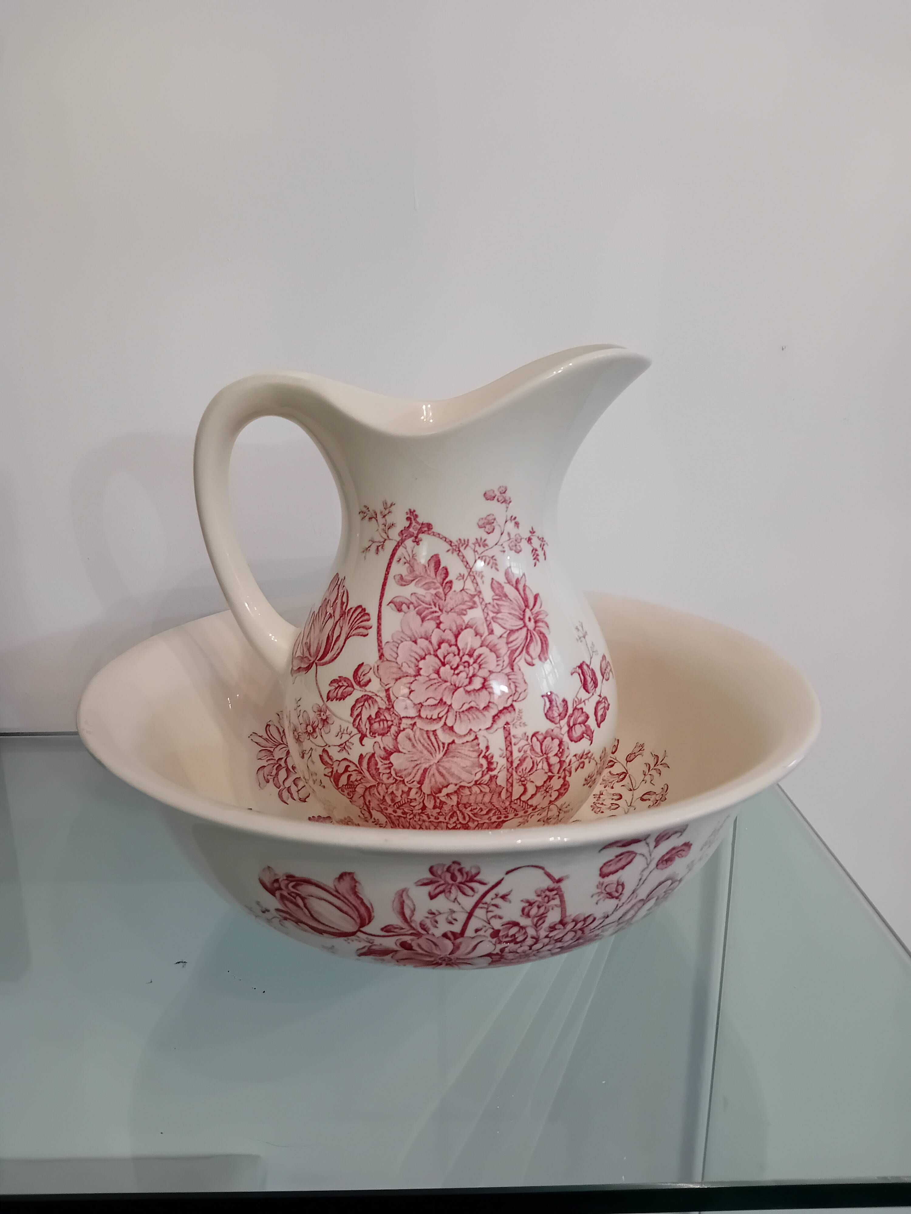 Jug and bowl Royal Cromnford Tronstone England