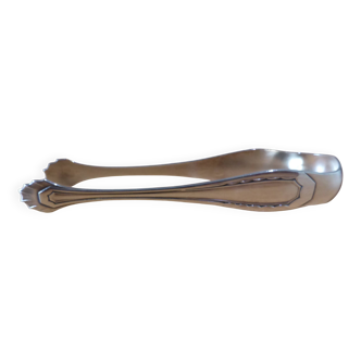 vintage silver metal sugar tongs