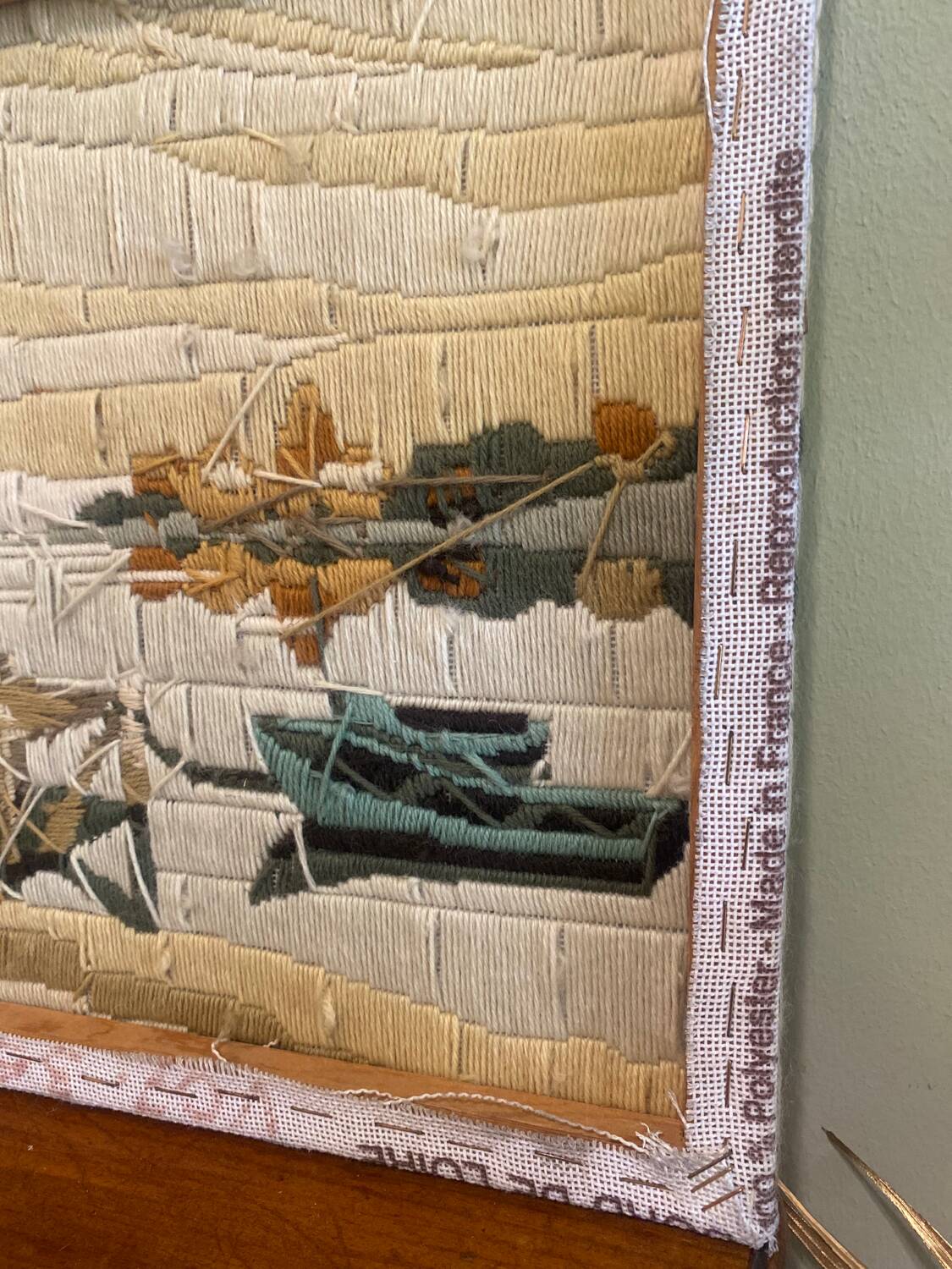 Vintage wool tapestry
