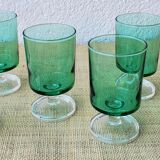 6 wine glasses, 70s