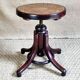 Bistro stool with screw and piano Thonet 1895-1910 ca