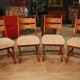 Lot de 4 chaises rustiques