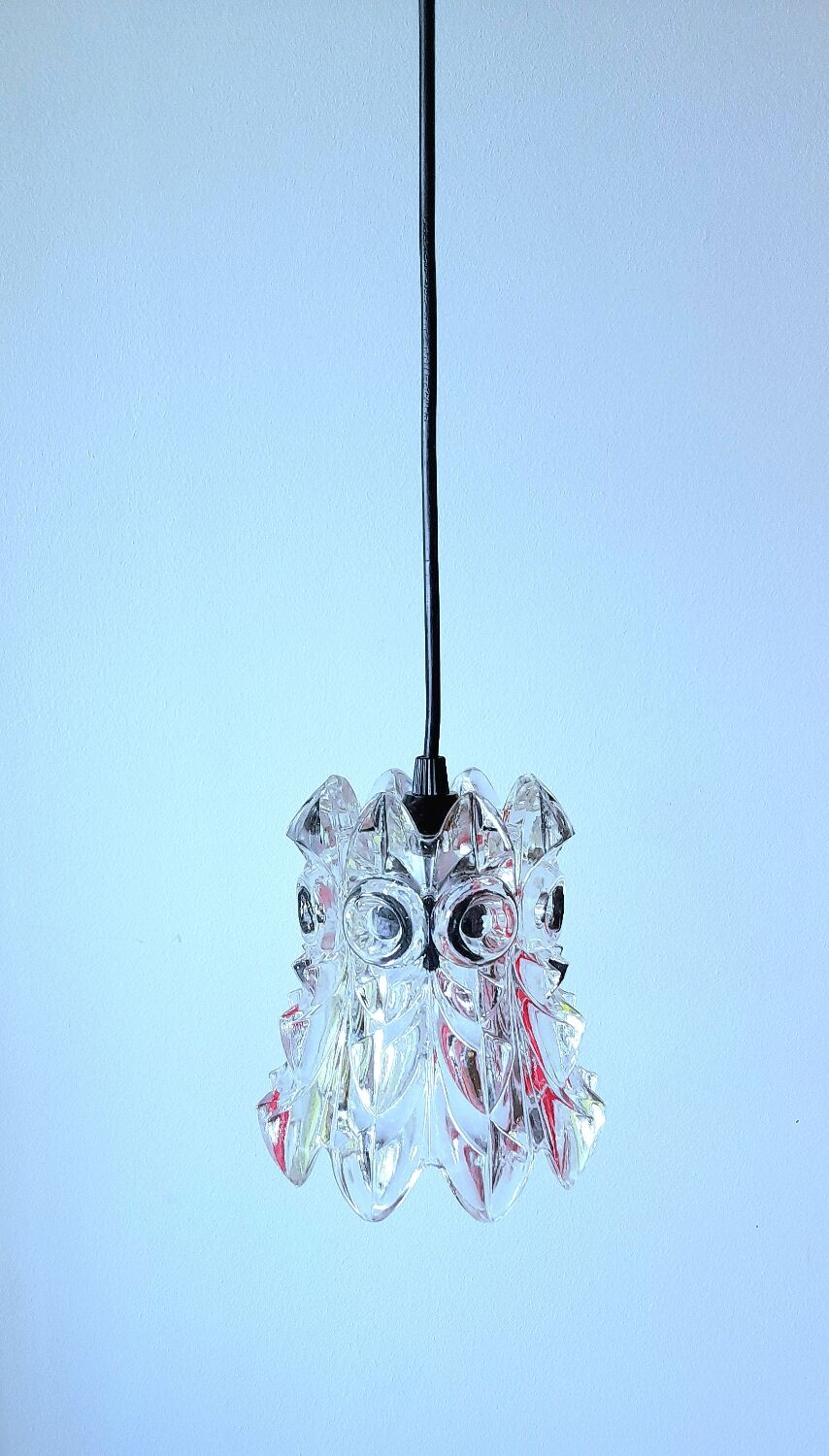 Crystal pendant lamp 70s