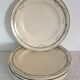 8 flat plates Longwy model Loridan circa 1900