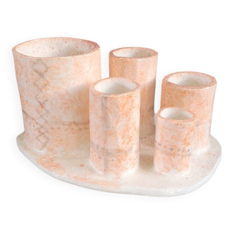 Ceramic Desk Set - Pencil Holder