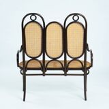 Thonet bench vienna straw Long John sofa, Vienna 1920s