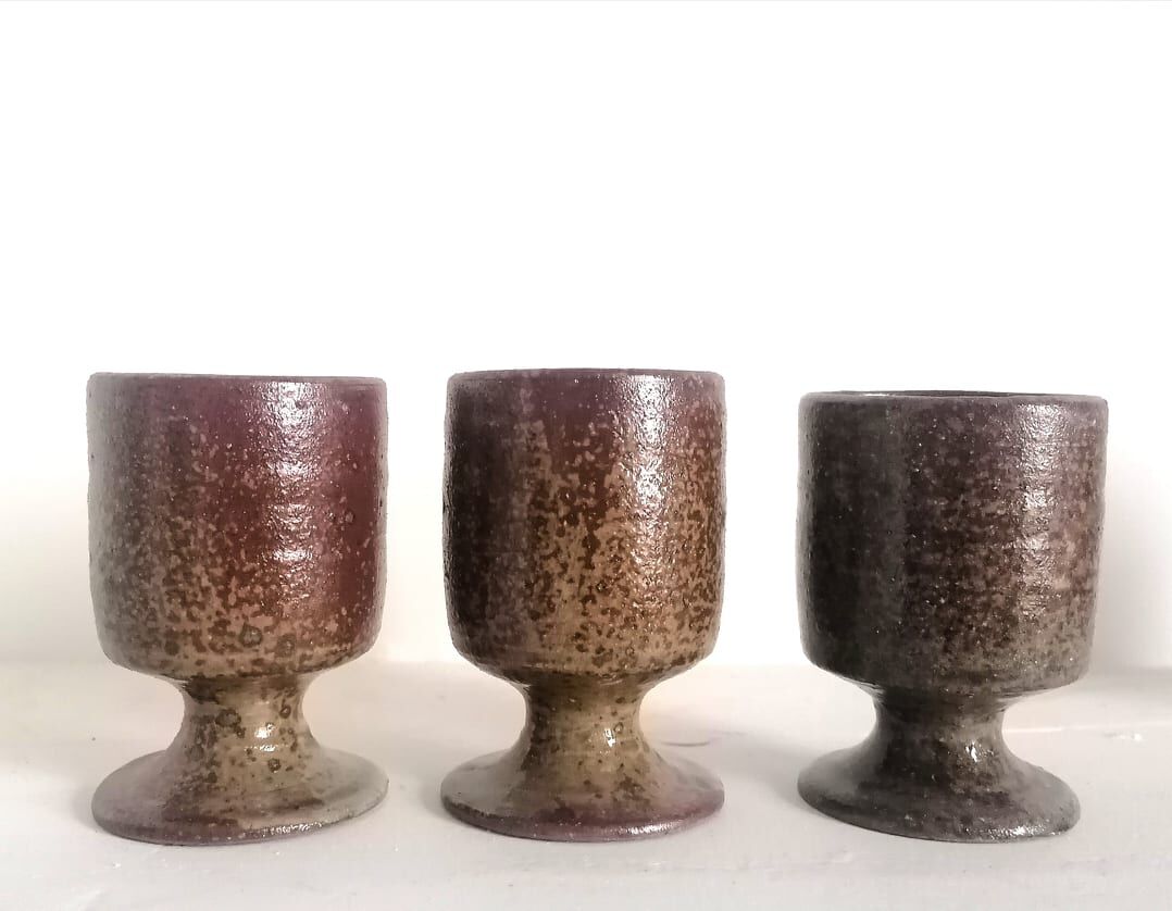 Stoneware service La borne by Guy baudat