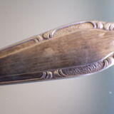 Silver serving spoon