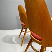 Pair of TON Model 514 Dining Chairs – Radomír Hofman, 1960s