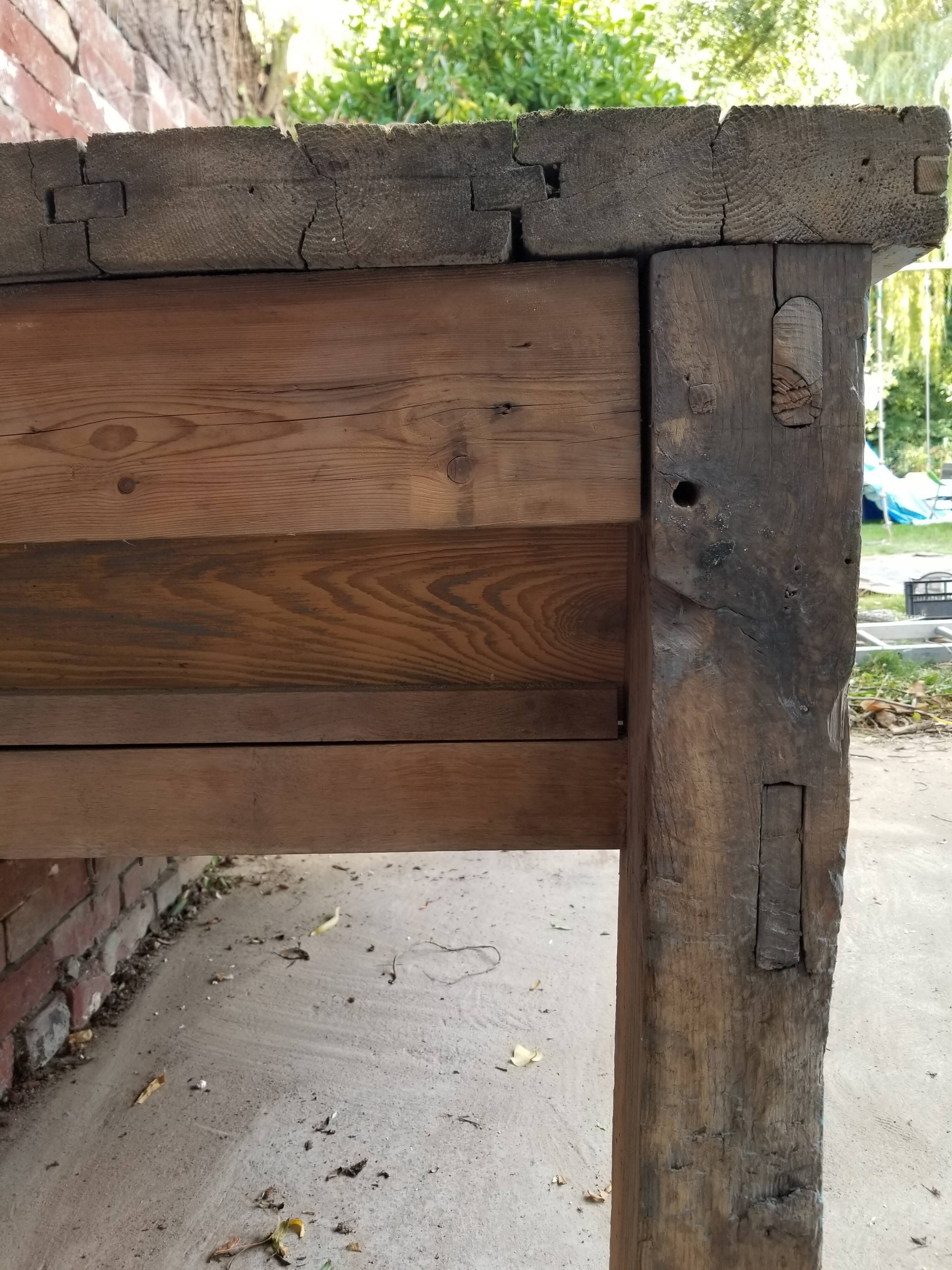 Workbench with drawers