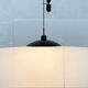 Postmodern vintage pendant lamp with counterweight by Metalarte, 1980s.