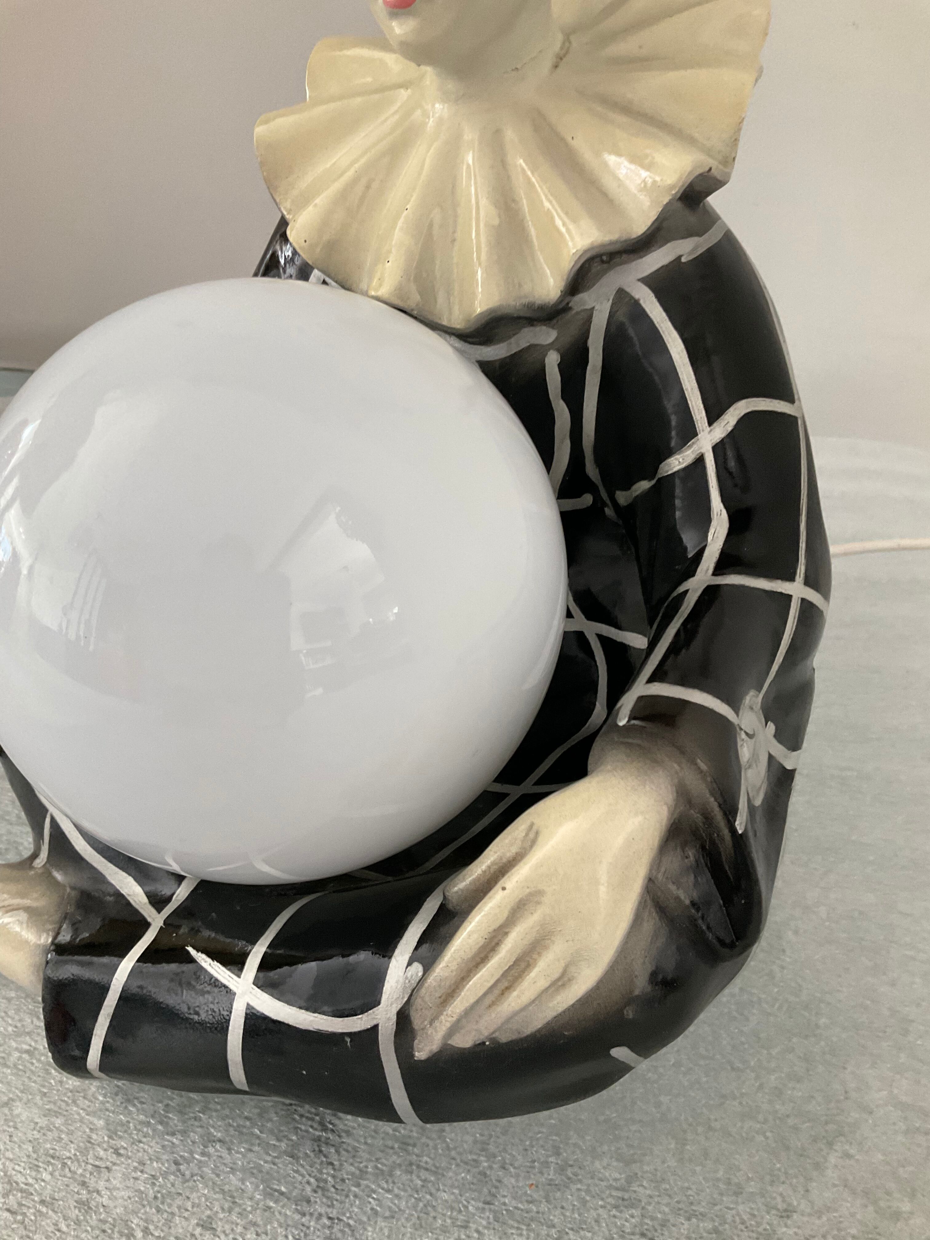 Vintage Pierrot lamp from the 50s and 60s