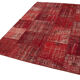 Handwoven Anatolian Contemporary 171 cm x 245 cm Red Patchwork Carpet