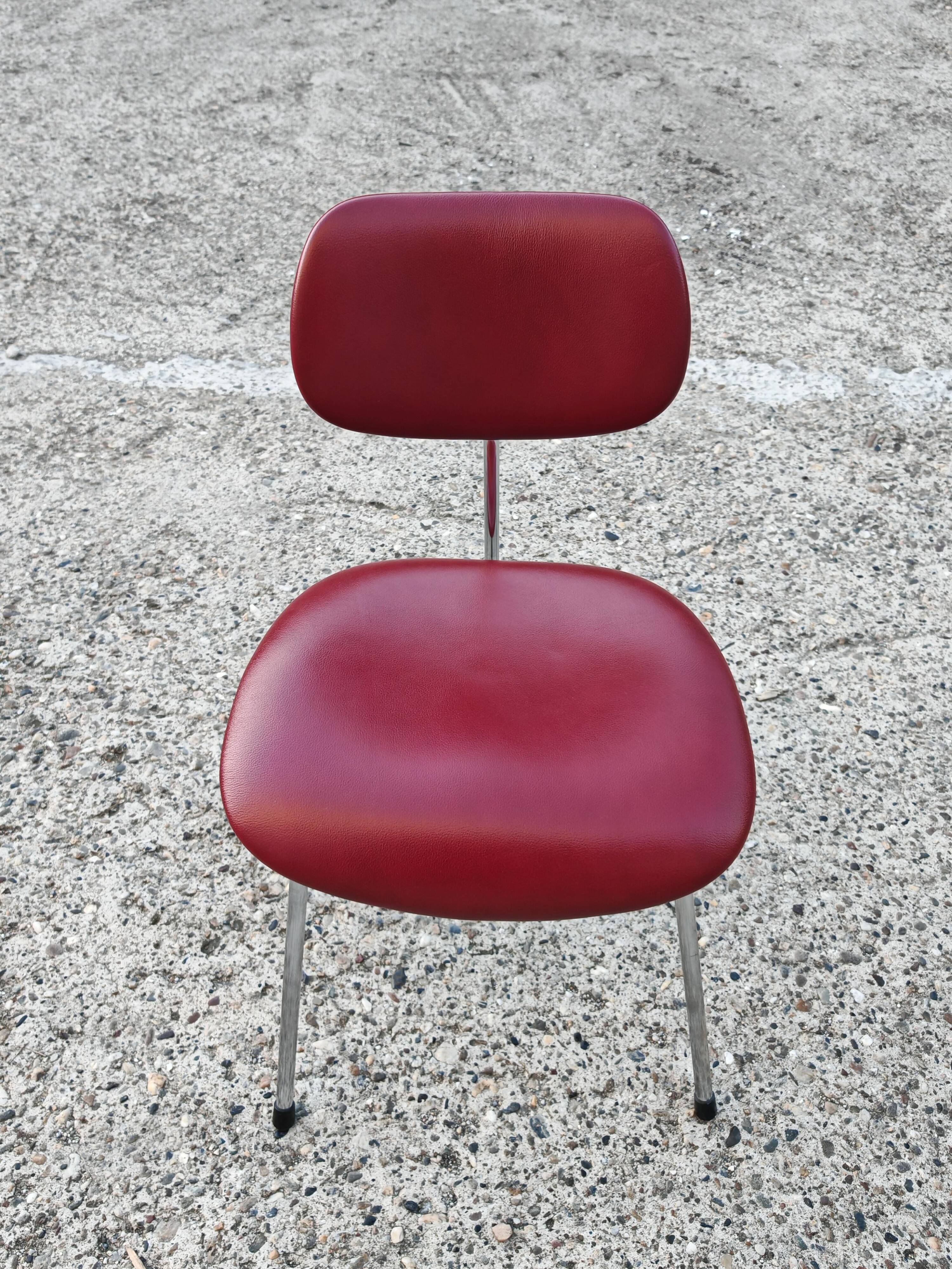 Mid Century leather chair by Egon Eiermann for Wilde & Spieth