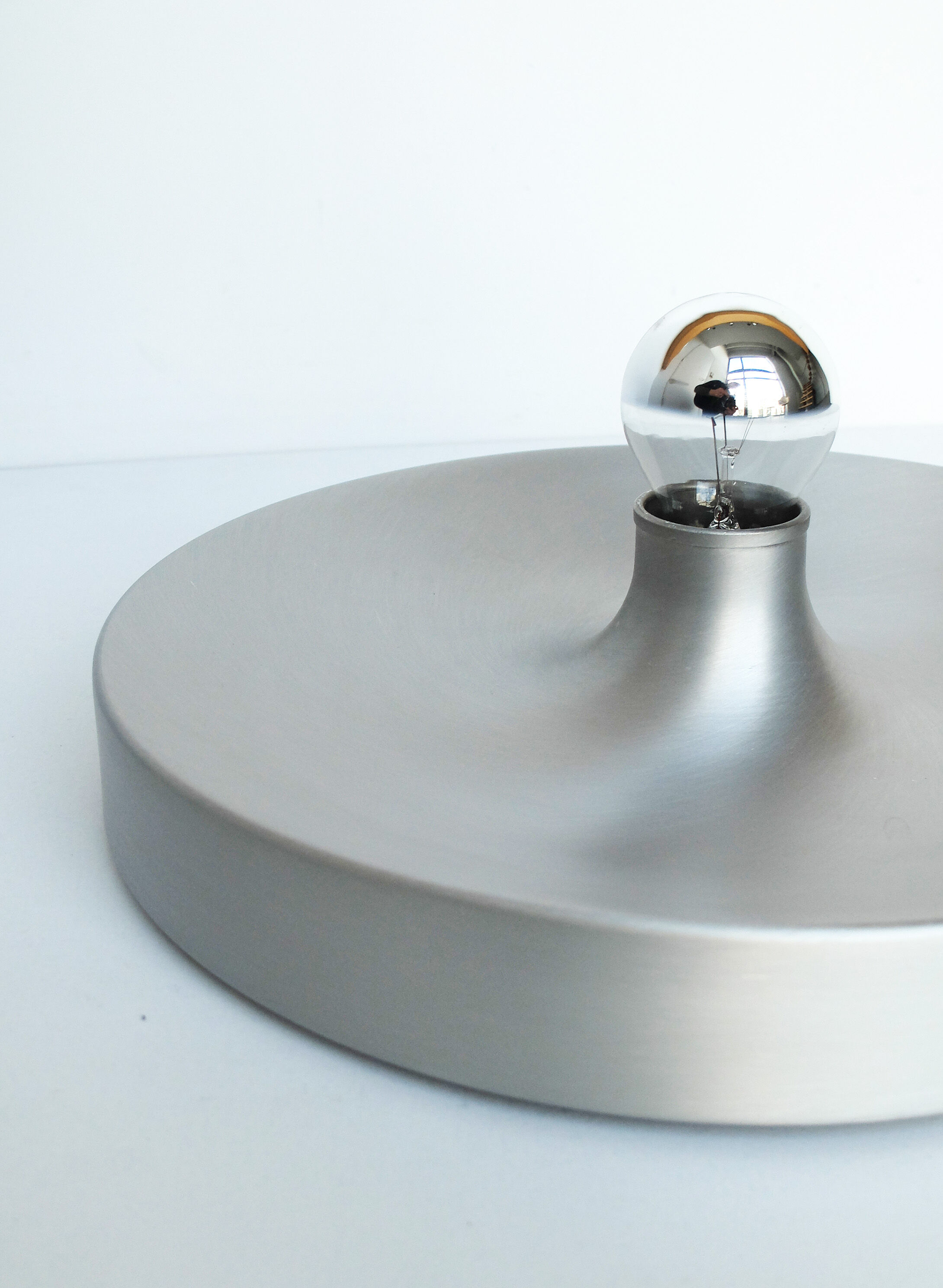 Space Age sconce by Staff Leuchten aluminium