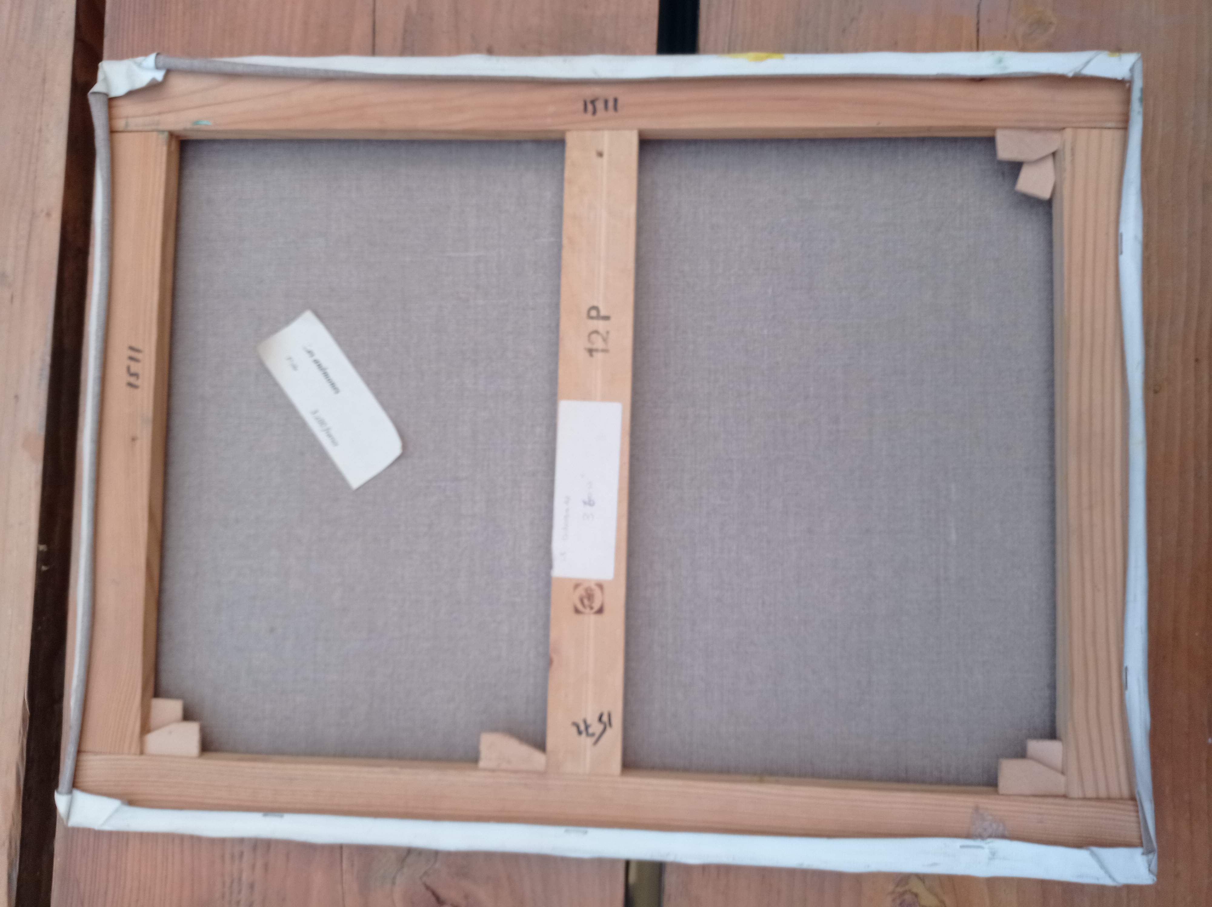 The anemones - oil on canvas signed