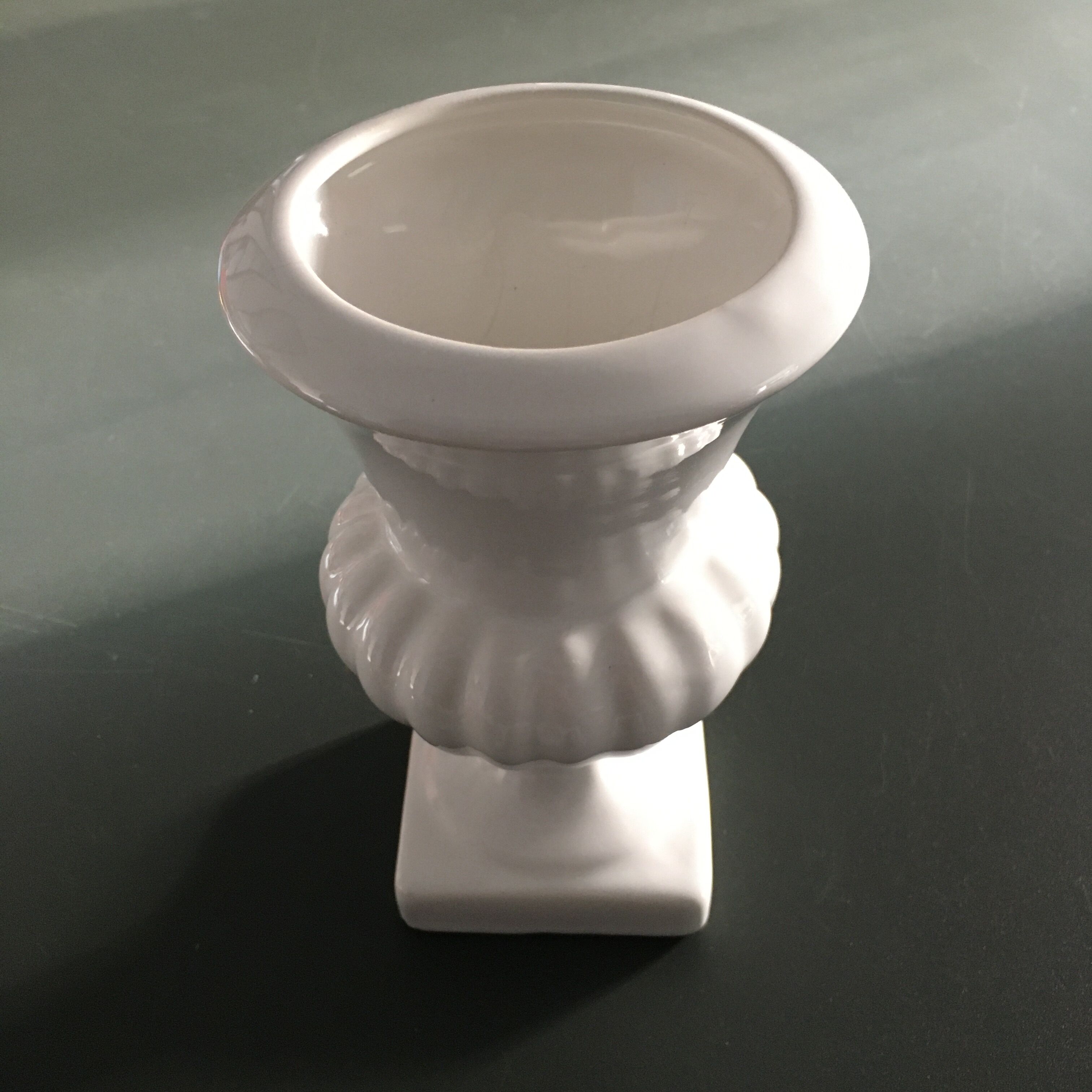 White Medici Vase