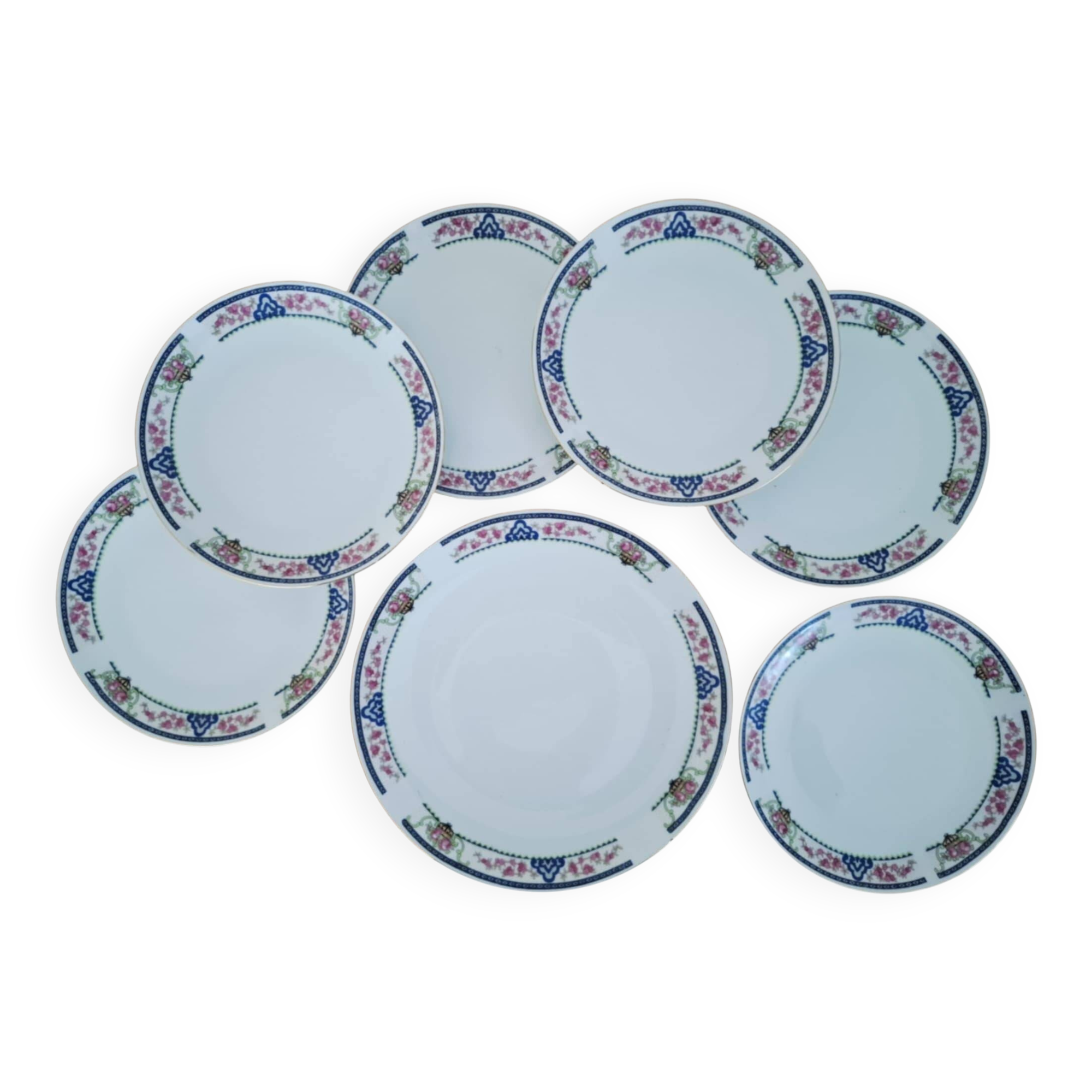 Bavarian Porcelain Dessert Set