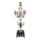 Chandelier laiton et marbre