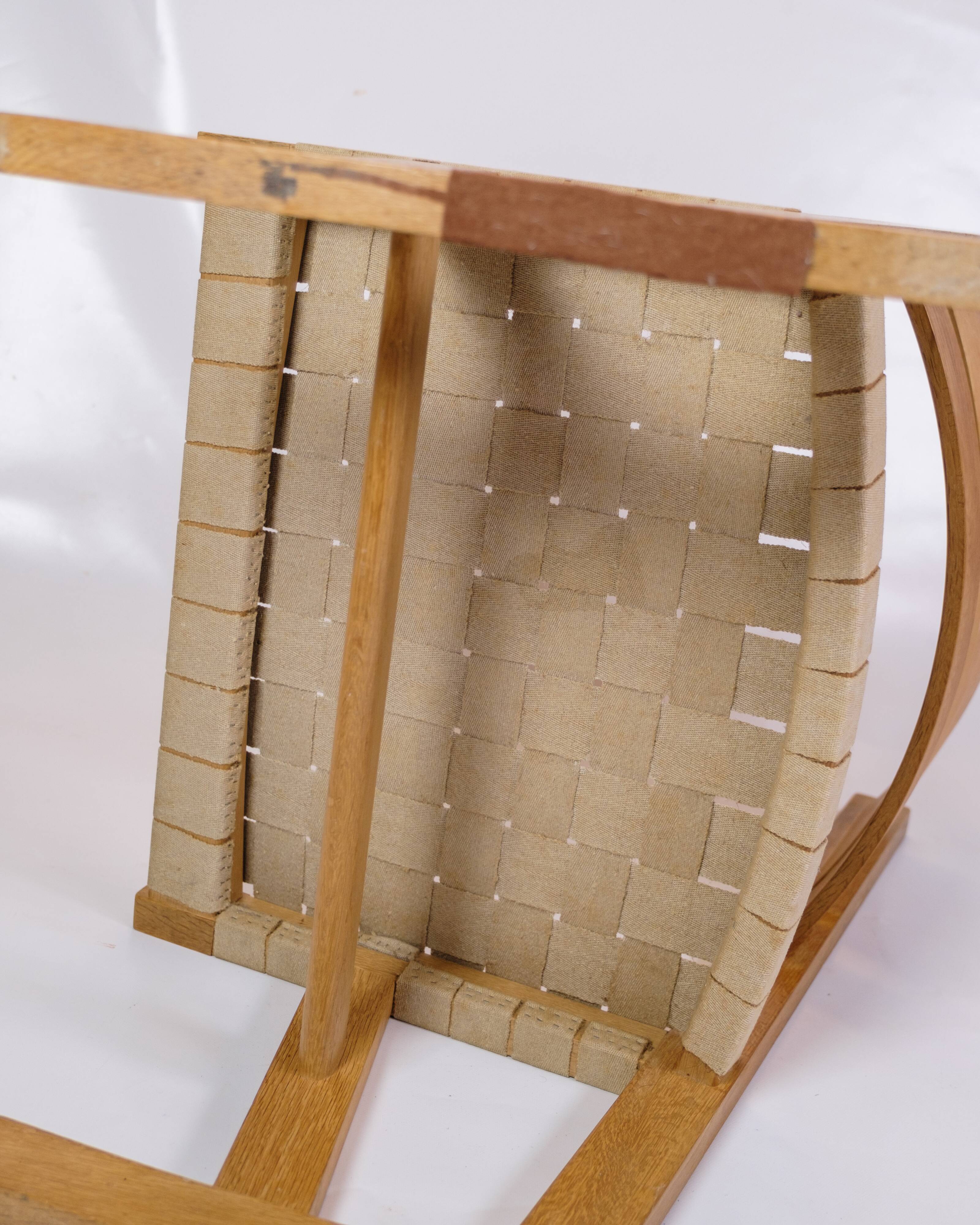 Rocking Chair Model GE674 Made In Olied Oak By Hans J. Wegner For Getama