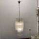 Set of 2 Murano Glass Tube Chandeliers 1970’s
