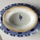 Antique vegetable dish in porcelain, Minton factory, England 1800s.