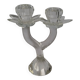 Chandelier candle holder flower in handcrafted cut crystal