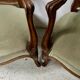 Pair of Louis XV style armchairs in solid walnut, 20th century.